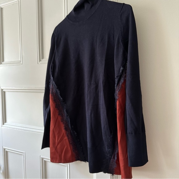 DKNY | Mixed Media Turtleneck Sweater - Picture 3 of 6